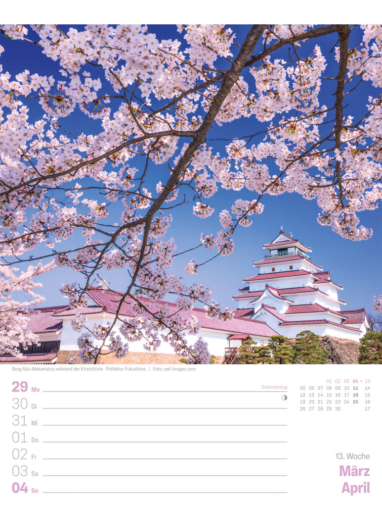 Weitere Ansicht: Japan Wochenplaner Kalender 2027 | Das Land der aufgehenden Sonne | Ackermann Kunstverlag GmbH