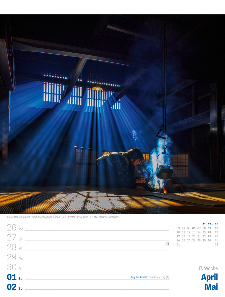 Weitere Ansicht: Japan Wochenplaner Kalender 2027 | Das Land der aufgehenden Sonne | Ackermann Kunstverlag GmbH
