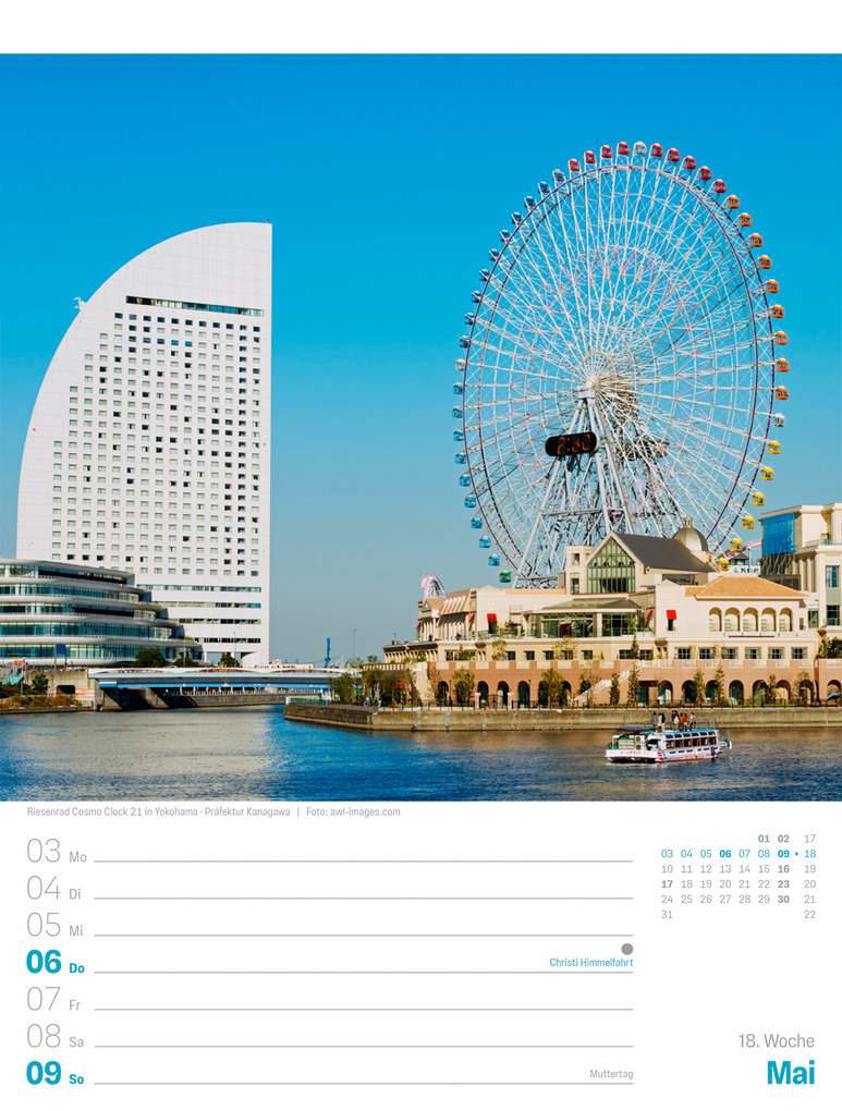 Weitere Ansicht: Japan Wochenplaner Kalender 2027 | Das Land der aufgehenden Sonne | Ackermann Kunstverlag GmbH