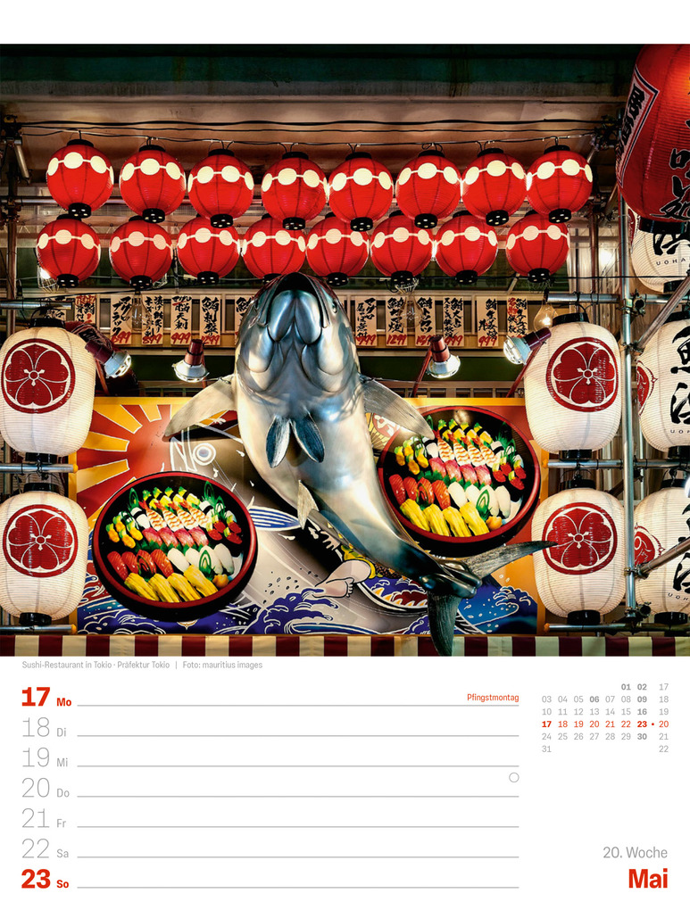 Weitere Ansicht: Japan Wochenplaner Kalender 2027 | Das Land der aufgehenden Sonne | Ackermann Kunstverlag GmbH