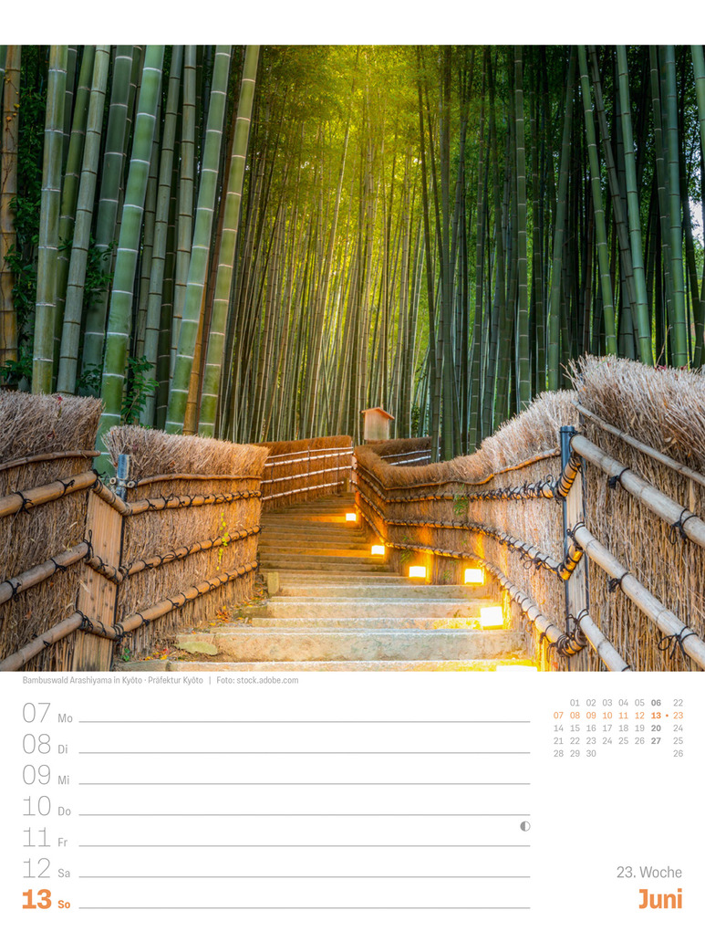 Weitere Ansicht: Japan Wochenplaner Kalender 2027 | Das Land der aufgehenden Sonne | Ackermann Kunstverlag GmbH