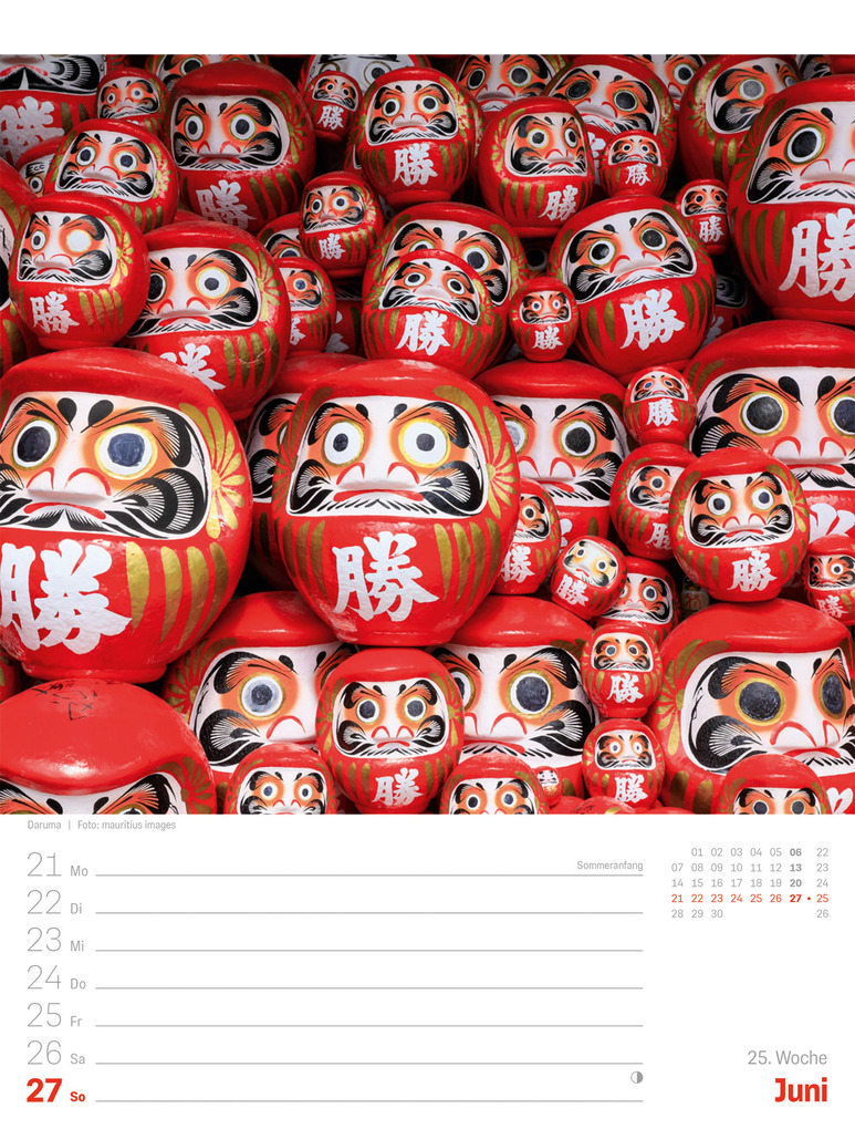 Weitere Ansicht: Japan Wochenplaner Kalender 2027 | Das Land der aufgehenden Sonne | Ackermann Kunstverlag GmbH