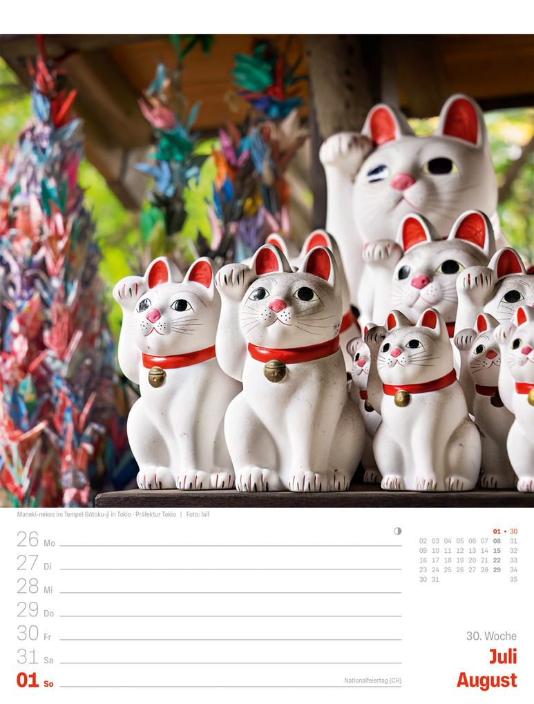 Weitere Ansicht: Japan Wochenplaner Kalender 2027 | Das Land der aufgehenden Sonne | Ackermann Kunstverlag GmbH