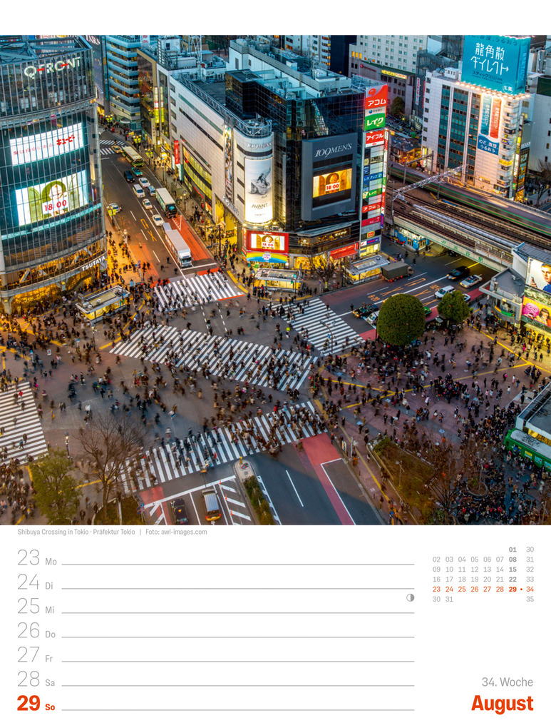 Weitere Ansicht: Japan Wochenplaner Kalender 2027 | Das Land der aufgehenden Sonne | Ackermann Kunstverlag GmbH