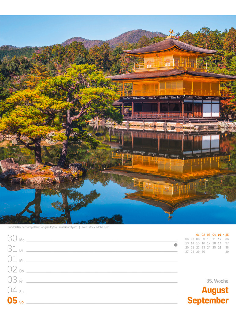 Weitere Ansicht: Japan Wochenplaner Kalender 2027 | Das Land der aufgehenden Sonne | Ackermann Kunstverlag GmbH