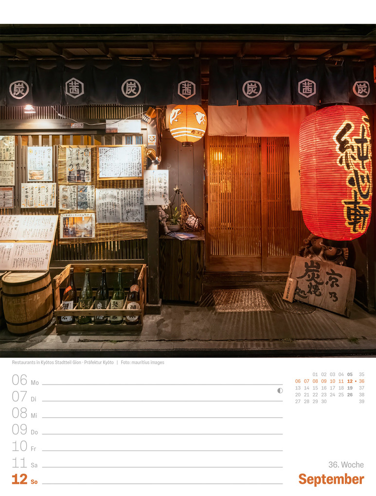 Weitere Ansicht: Japan Wochenplaner Kalender 2027 | Das Land der aufgehenden Sonne | Ackermann Kunstverlag GmbH