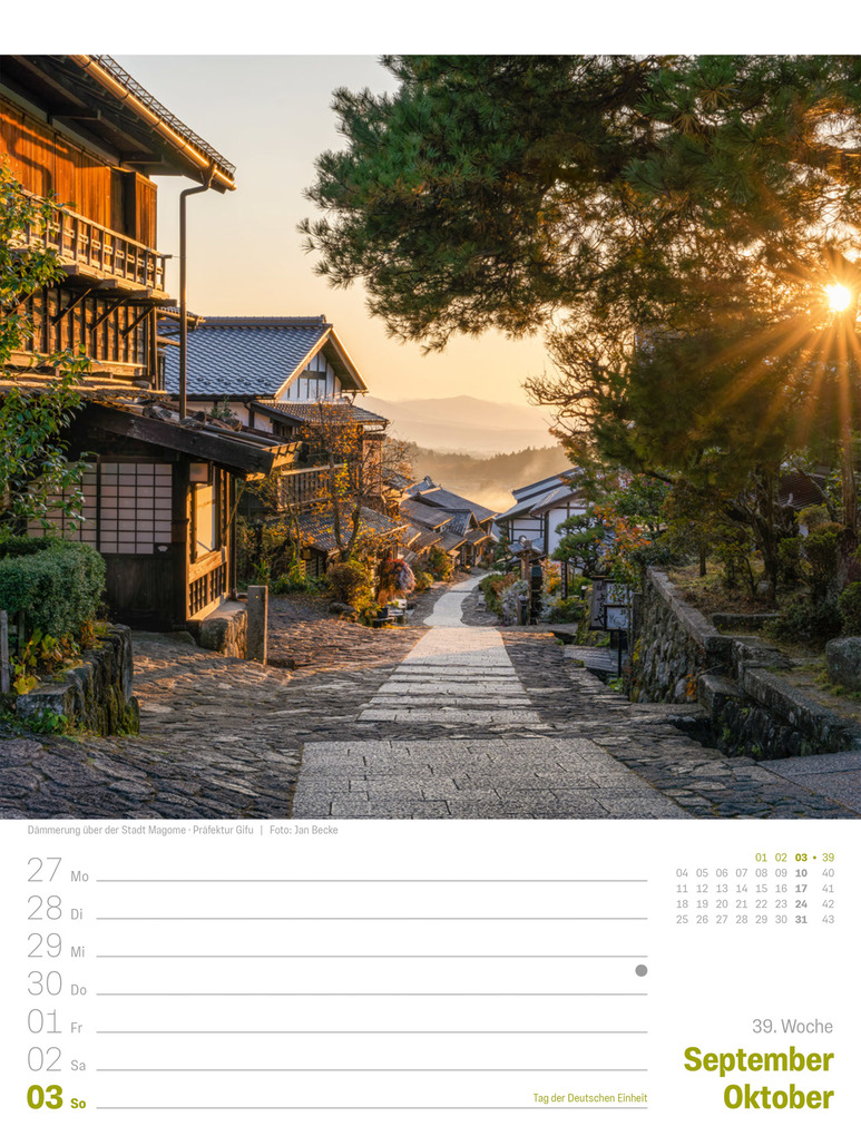 Weitere Ansicht: Japan Wochenplaner Kalender 2027 | Das Land der aufgehenden Sonne | Ackermann Kunstverlag GmbH
