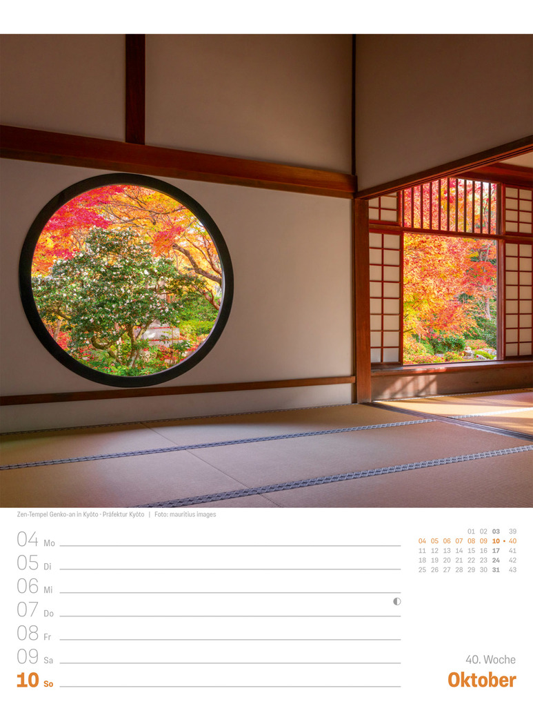 Weitere Ansicht: Japan Wochenplaner Kalender 2027 | Das Land der aufgehenden Sonne | Ackermann Kunstverlag GmbH