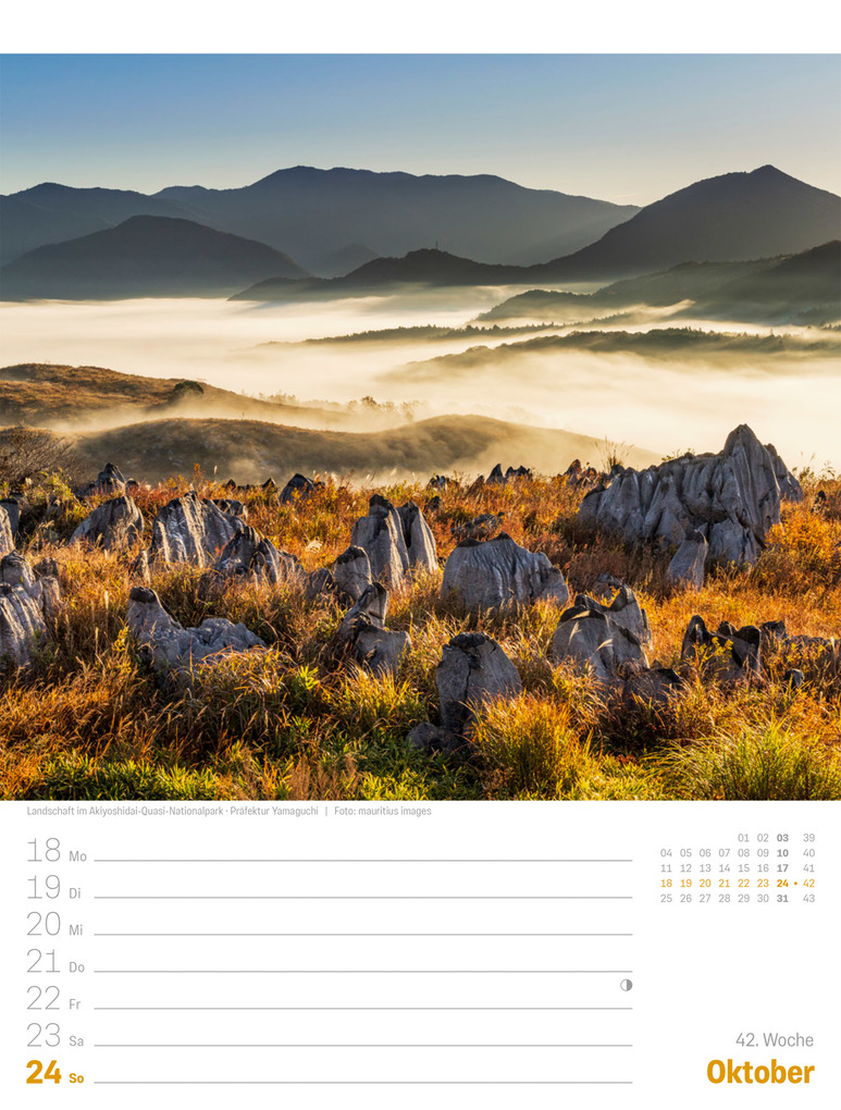 Weitere Ansicht: Japan Wochenplaner Kalender 2027 | Das Land der aufgehenden Sonne | Ackermann Kunstverlag GmbH