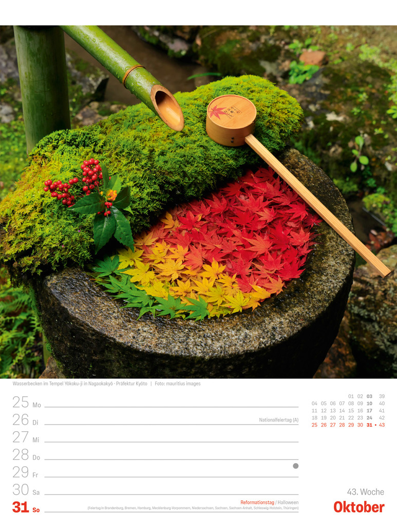 Weitere Ansicht: Japan Wochenplaner Kalender 2027 | Das Land der aufgehenden Sonne | Ackermann Kunstverlag GmbH