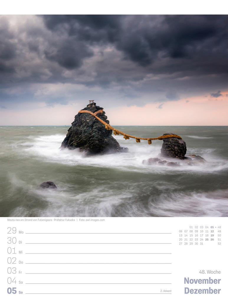 Weitere Ansicht: Japan Wochenplaner Kalender 2027 | Das Land der aufgehenden Sonne | Ackermann Kunstverlag GmbH