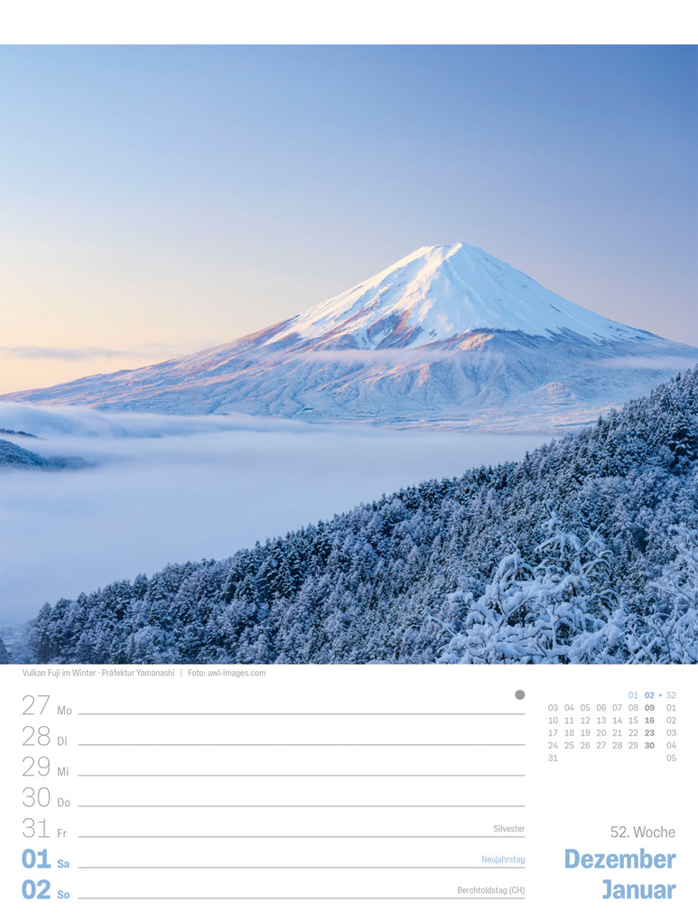 Weitere Ansicht: Japan Wochenplaner Kalender 2027 | Das Land der aufgehenden Sonne | Ackermann Kunstverlag GmbH