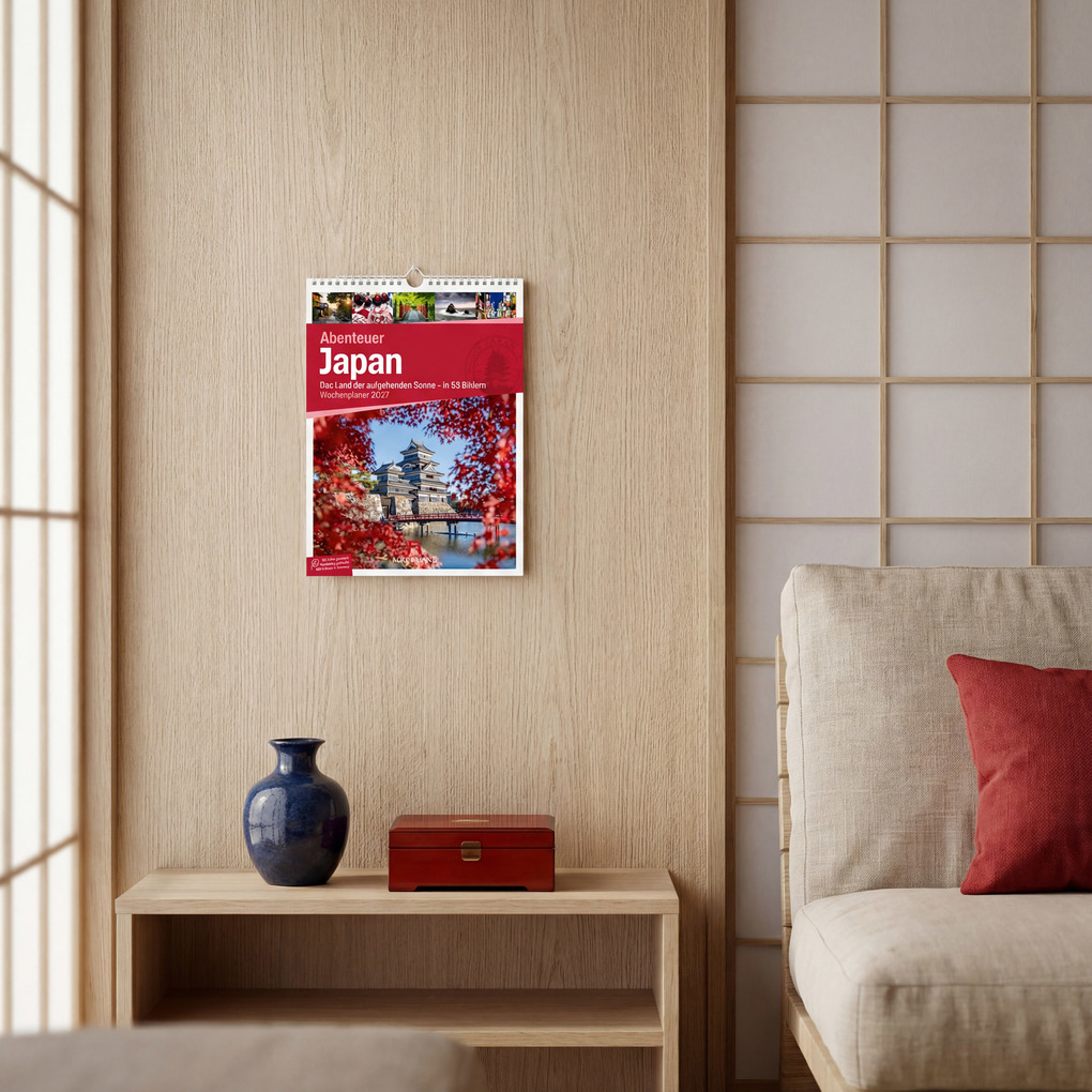 Weitere Ansicht: Japan Wochenplaner Kalender 2027 | Das Land der aufgehenden Sonne | Ackermann Kunstverlag GmbH