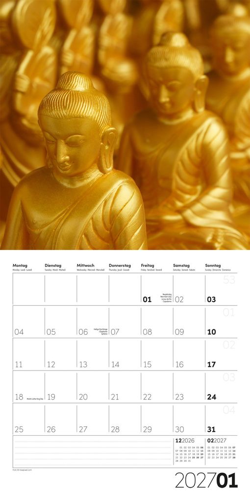 Weitere Ansicht: Die Farbe Gelb Kalender 2027 - 30x30 - Art12 | Ackermann Kunstverlag GmbH