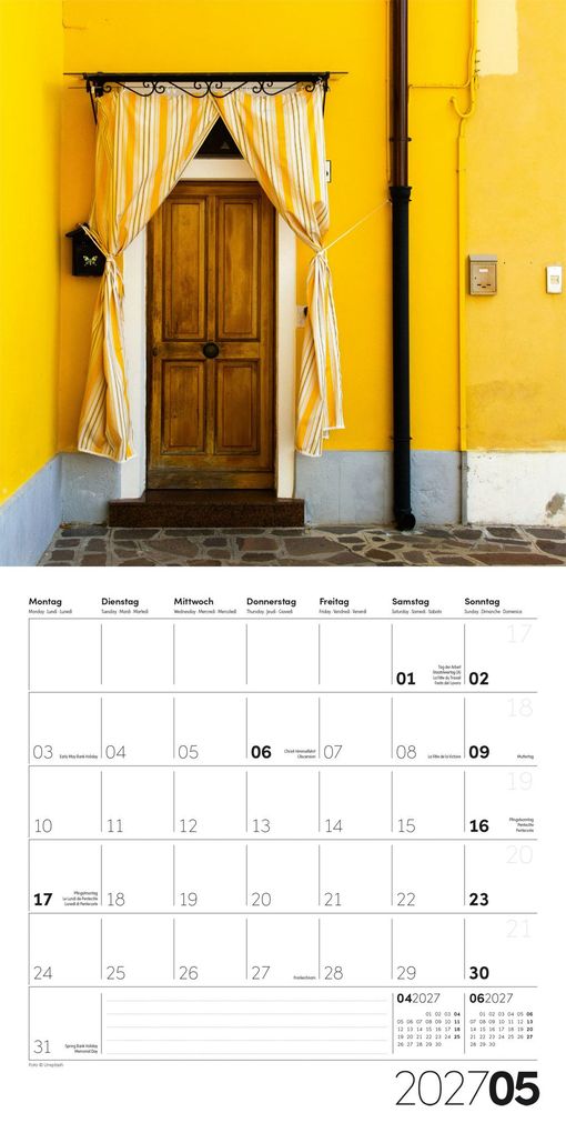 Weitere Ansicht: Die Farbe Gelb Kalender 2027 - 30x30 - Art12 | Ackermann Kunstverlag GmbH