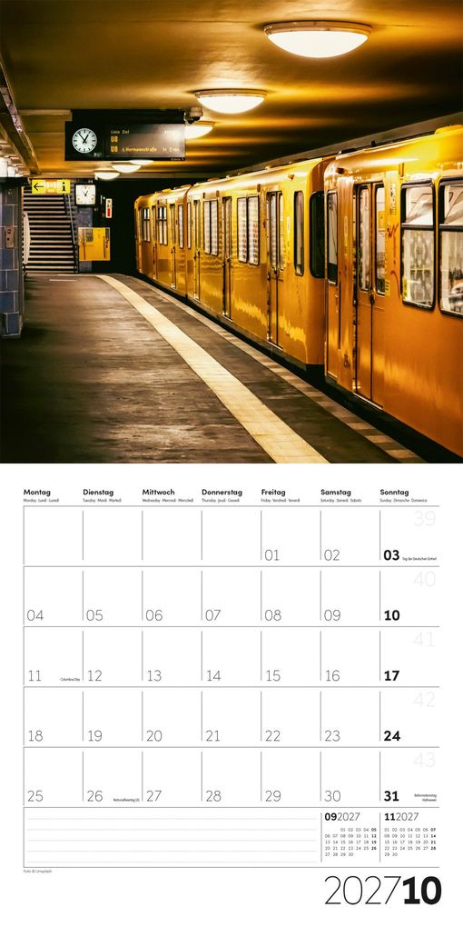 Weitere Ansicht: Die Farbe Gelb Kalender 2027 - 30x30 - Art12 | Ackermann Kunstverlag GmbH