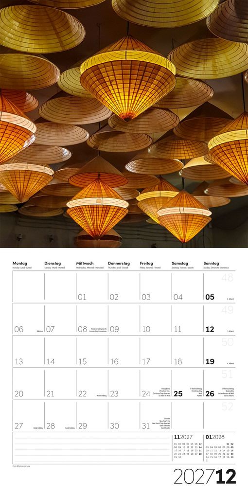 Weitere Ansicht: Die Farbe Gelb Kalender 2027 - 30x30 - Art12 | Ackermann Kunstverlag GmbH