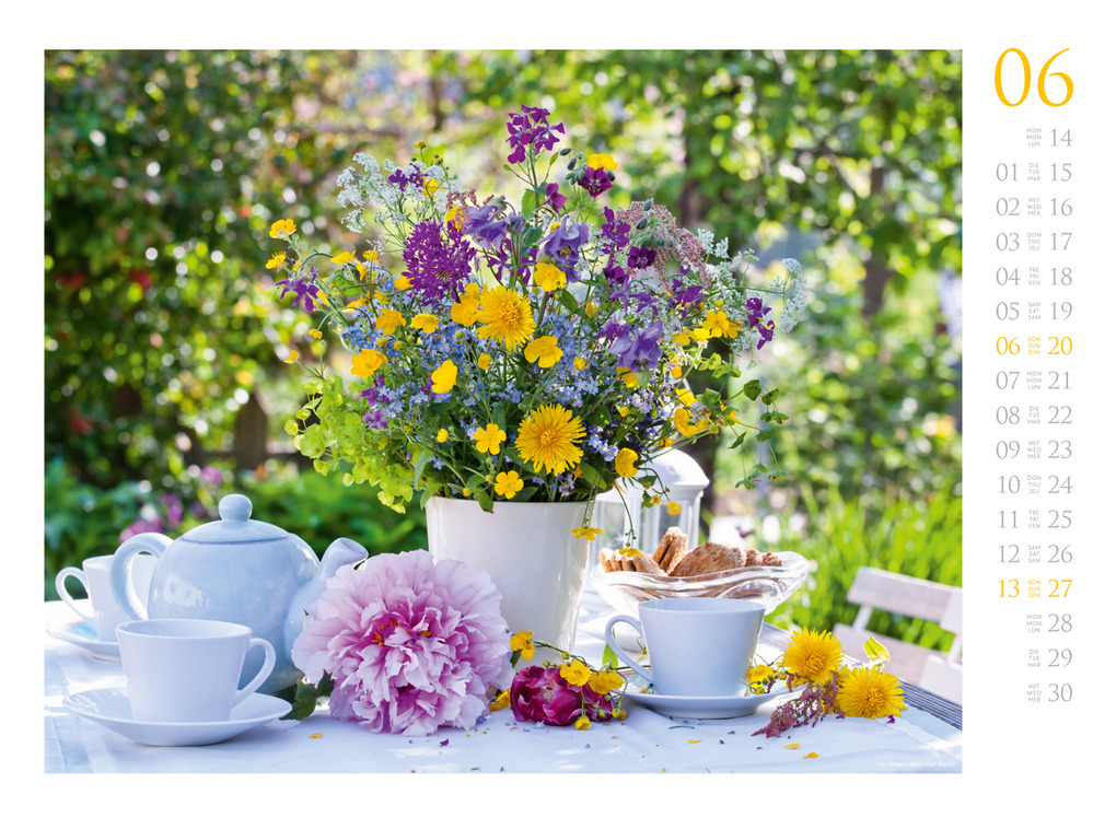 Weitere Ansicht: Blumenzauber Kalender 2027 | Ackermann Kunstverlag GmbH