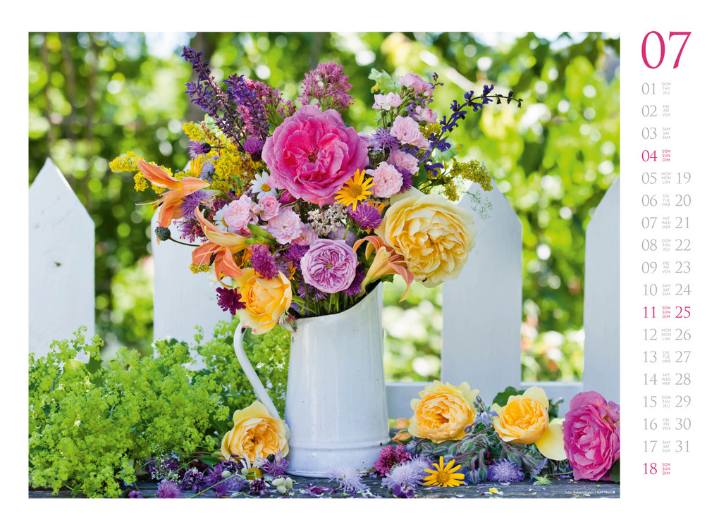 Weitere Ansicht: Blumenzauber Kalender 2027 | Ackermann Kunstverlag GmbH