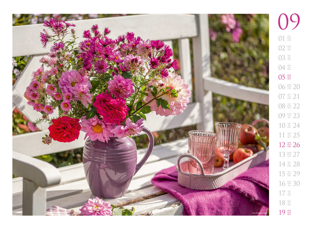 Weitere Ansicht: Blumenzauber Kalender 2027 | Ackermann Kunstverlag GmbH