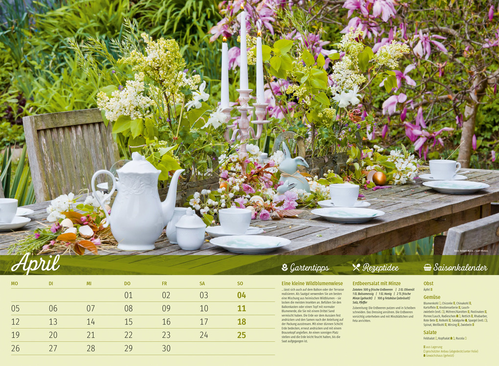 Weitere Ansicht: Landliebe Garten-Kalender 2027 | Ackermann Kunstverlag GmbH
