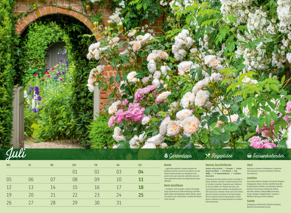 Weitere Ansicht: Landliebe Garten-Kalender 2027 | Ackermann Kunstverlag GmbH