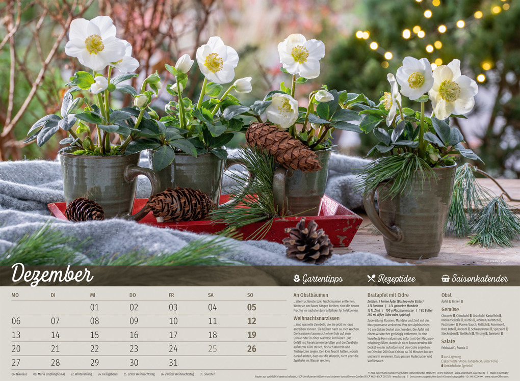 Weitere Ansicht: Landliebe Garten-Kalender 2027 | Ackermann Kunstverlag GmbH