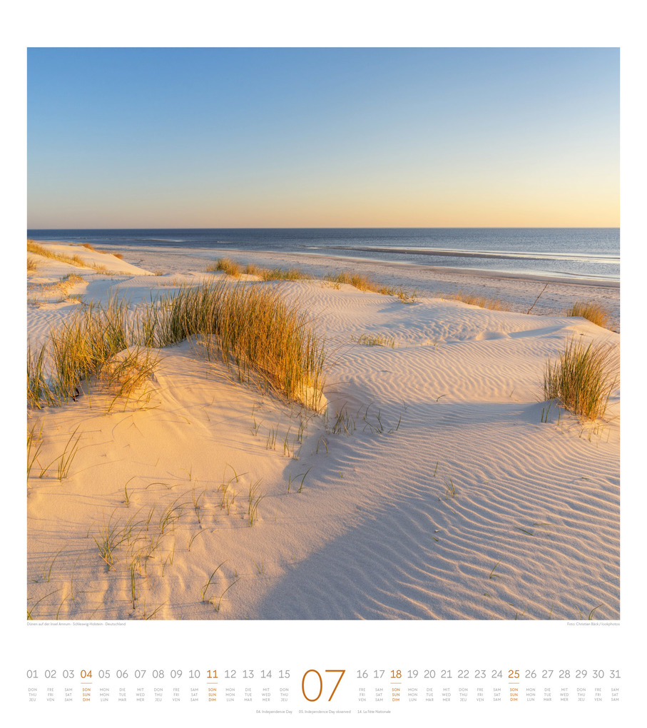 Weitere Ansicht: Meeresstille Kalender 2027 | Ackermann Kunstverlag GmbH