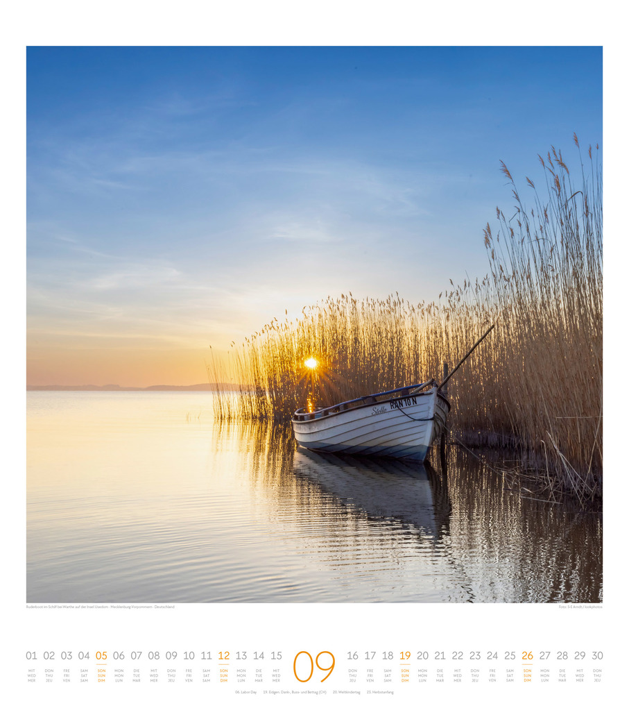 Weitere Ansicht: Meeresstille Kalender 2027 | Ackermann Kunstverlag GmbH