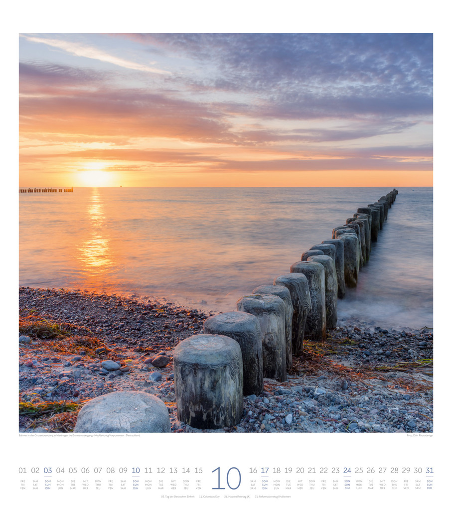 Weitere Ansicht: Meeresstille Kalender 2027 | Ackermann Kunstverlag GmbH