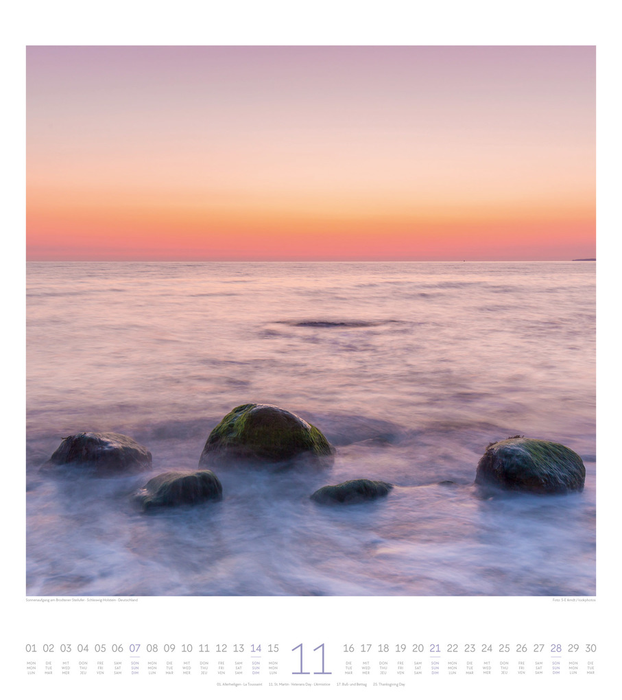 Weitere Ansicht: Meeresstille Kalender 2027 | Ackermann Kunstverlag GmbH