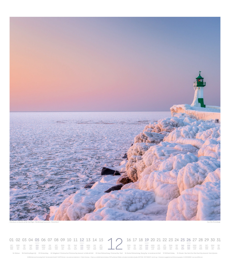 Weitere Ansicht: Meeresstille Kalender 2027 | Ackermann Kunstverlag GmbH