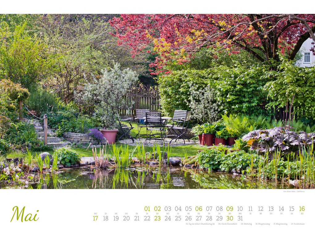 Weitere Ansicht: Zauberhafte Landgärten Kalender 2027 | Ackermann Kunstverlag GmbH