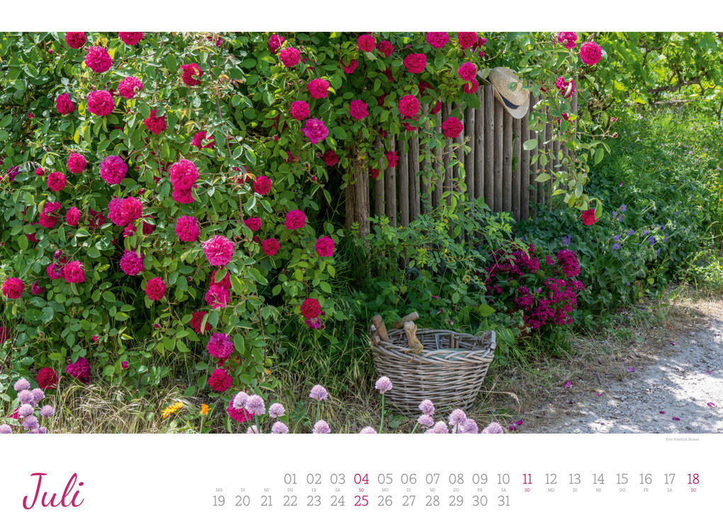 Weitere Ansicht: Zauberhafte Landgärten Kalender 2027 | Ackermann Kunstverlag GmbH