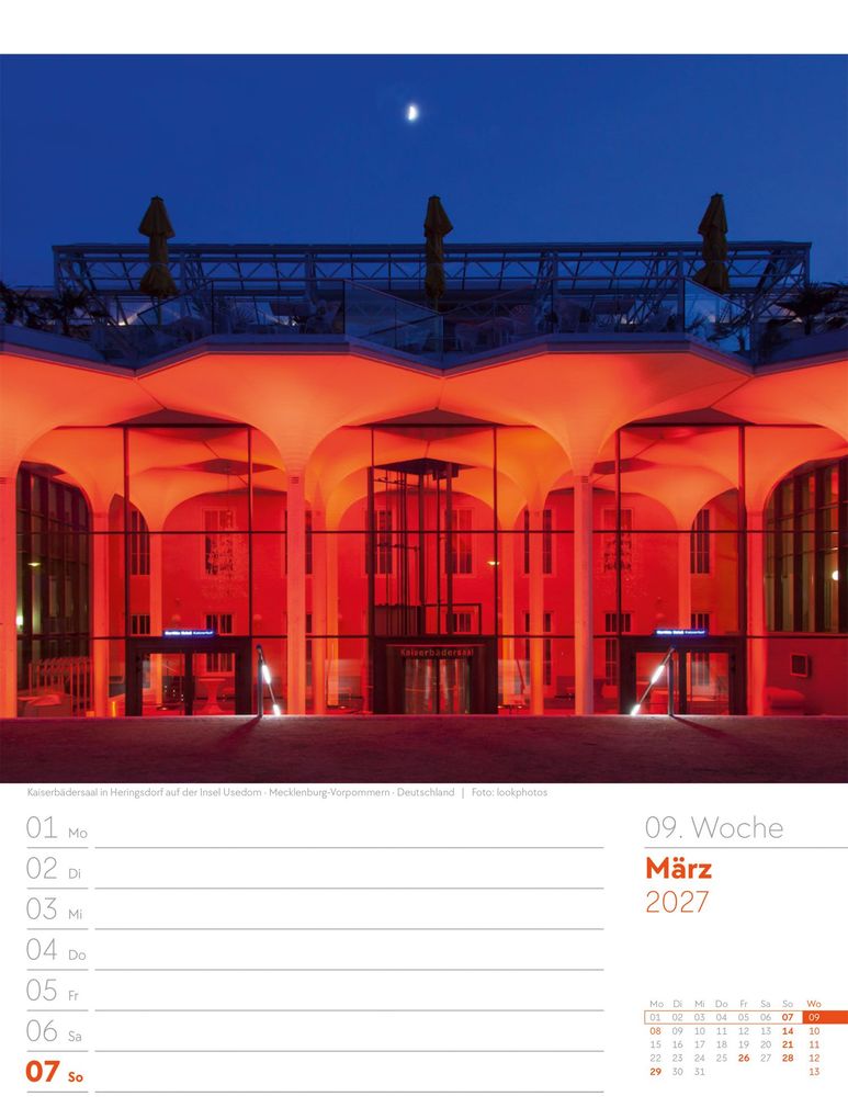 Weitere Ansicht: Am Meer Wochenplaner Kalender 2027 | Ackermann Kunstverlag GmbH