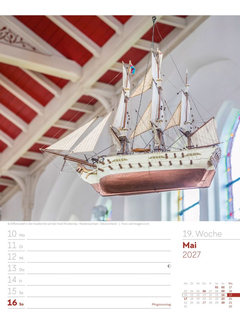 Weitere Ansicht: Am Meer Wochenplaner Kalender 2027 | Ackermann Kunstverlag GmbH