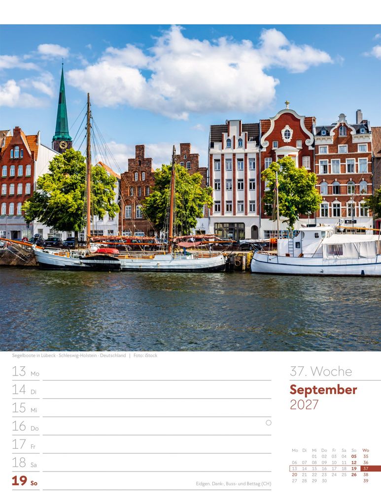 Weitere Ansicht: Am Meer Wochenplaner Kalender 2027 | Ackermann Kunstverlag GmbH