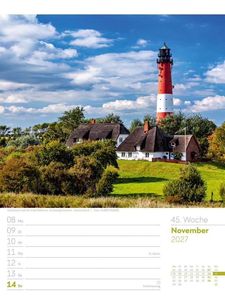 Weitere Ansicht: Am Meer Wochenplaner Kalender 2027 | Ackermann Kunstverlag GmbH