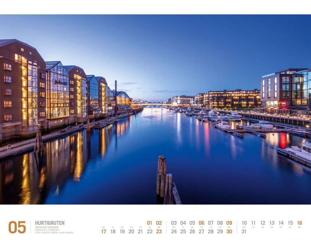 Weitere Ansicht: Hurtigruten Kalender 2027 | Unterwegs zwischen Bergen und Kirkenes | Ackermann Kunstverlag GmbH