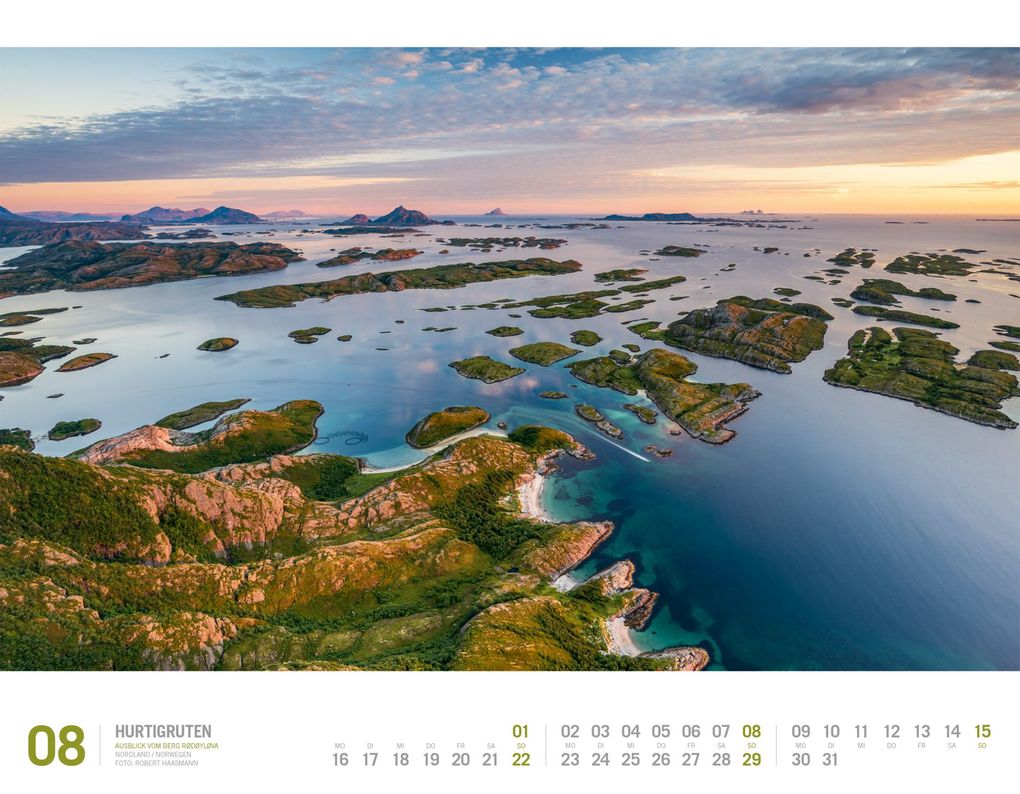 Weitere Ansicht: Hurtigruten Kalender 2027 | Unterwegs zwischen Bergen und Kirkenes | Ackermann Kunstverlag GmbH
