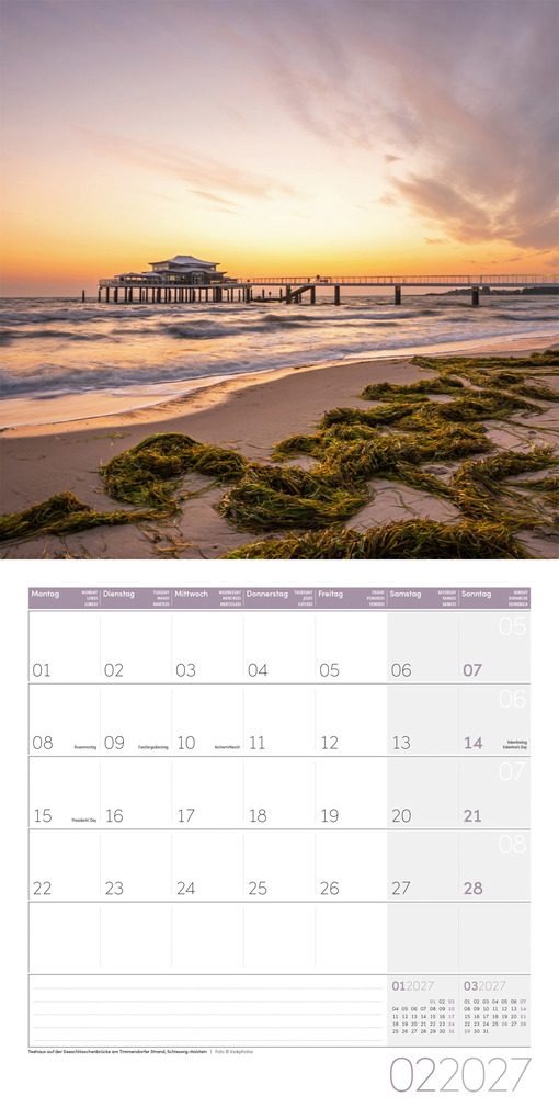 Weitere Ansicht: Naturwunder Deutschland Kalender 2027 - 30x30 - Art12 | Ackermann Kunstverlag GmbH