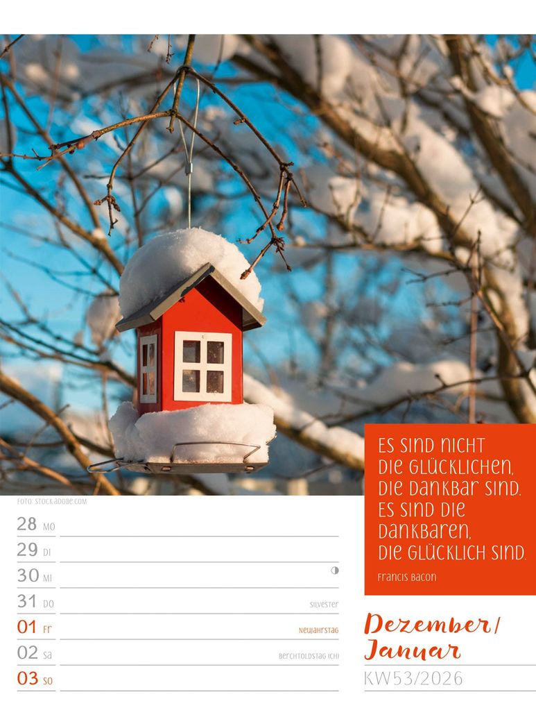 Weitere Ansicht: Augenblicke der Achtsamkeit Wochenplaner Kalender 2027 | Ackermann Kunstverlag GmbH