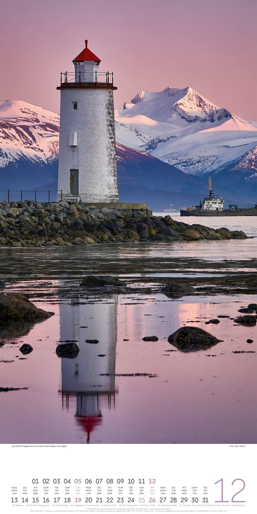 Weitere Ansicht: Leuchttürme Kalender 2027 | Ackermann Kunstverlag GmbH