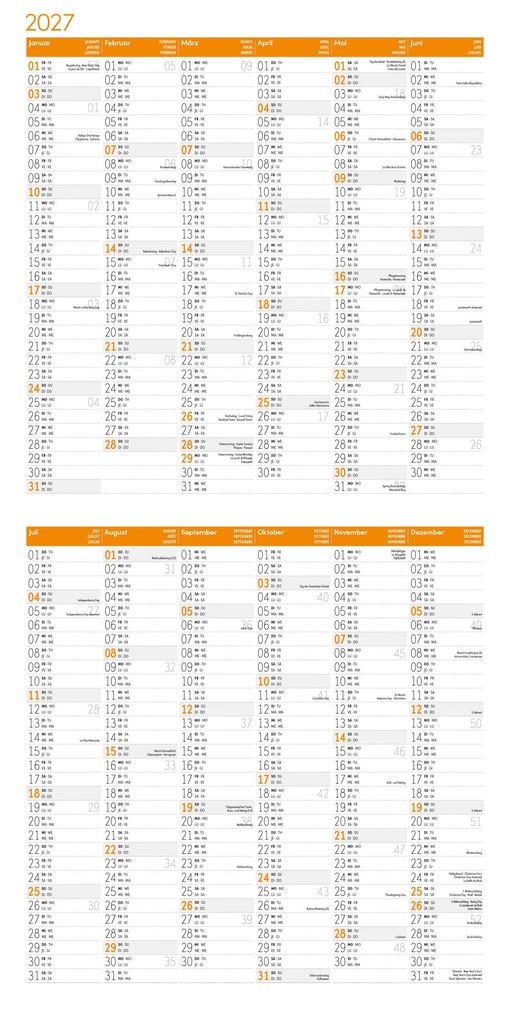 Weitere Ansicht: Eulen Kalender 2027 - 30x30 - Art12 | Ackermann Kunstverlag GmbH