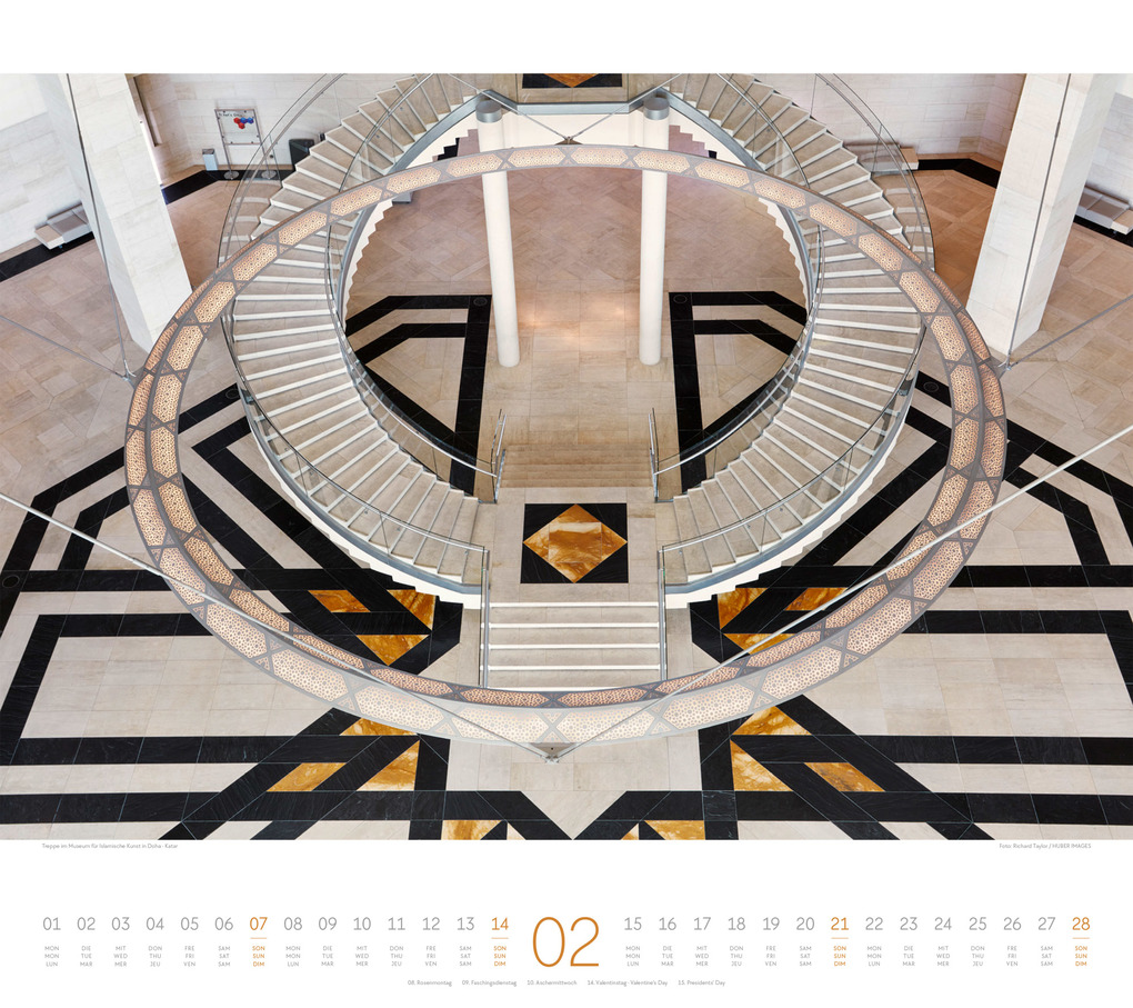 Weitere Ansicht: Treppen Kalender 2027 | Ackermann Kunstverlag GmbH