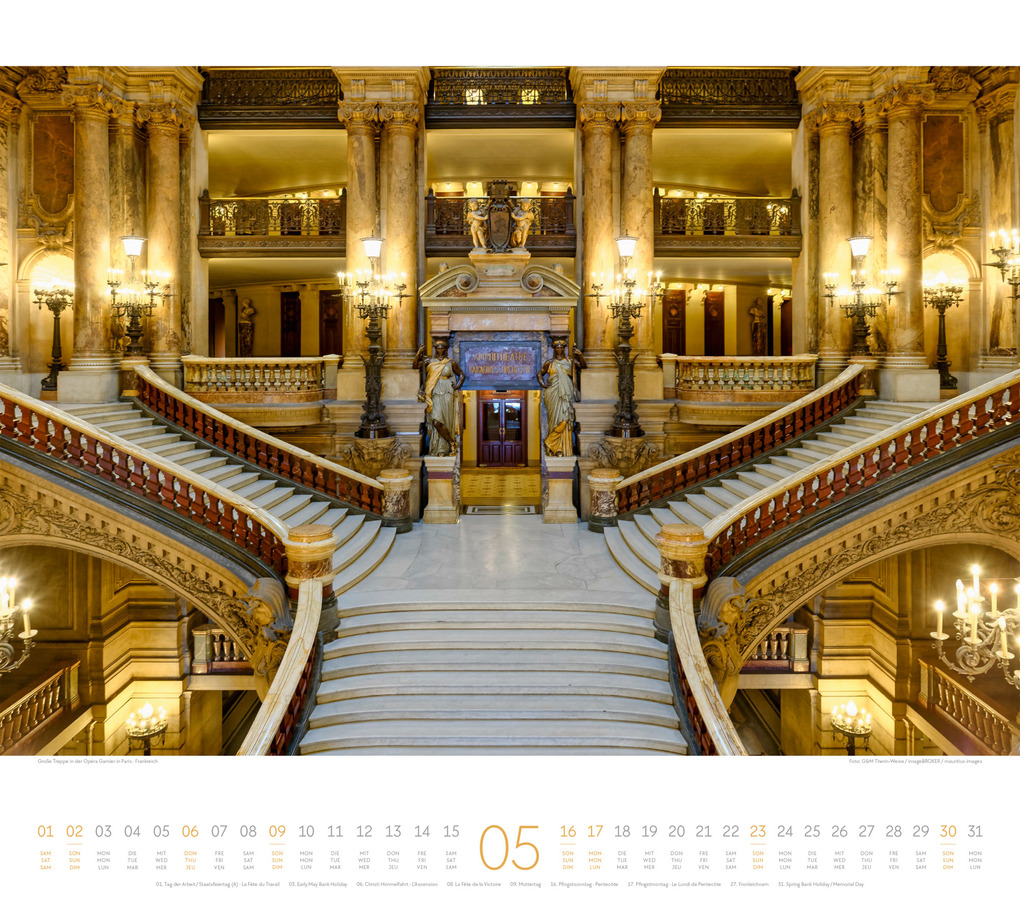 Weitere Ansicht: Treppen Kalender 2027 | Ackermann Kunstverlag GmbH