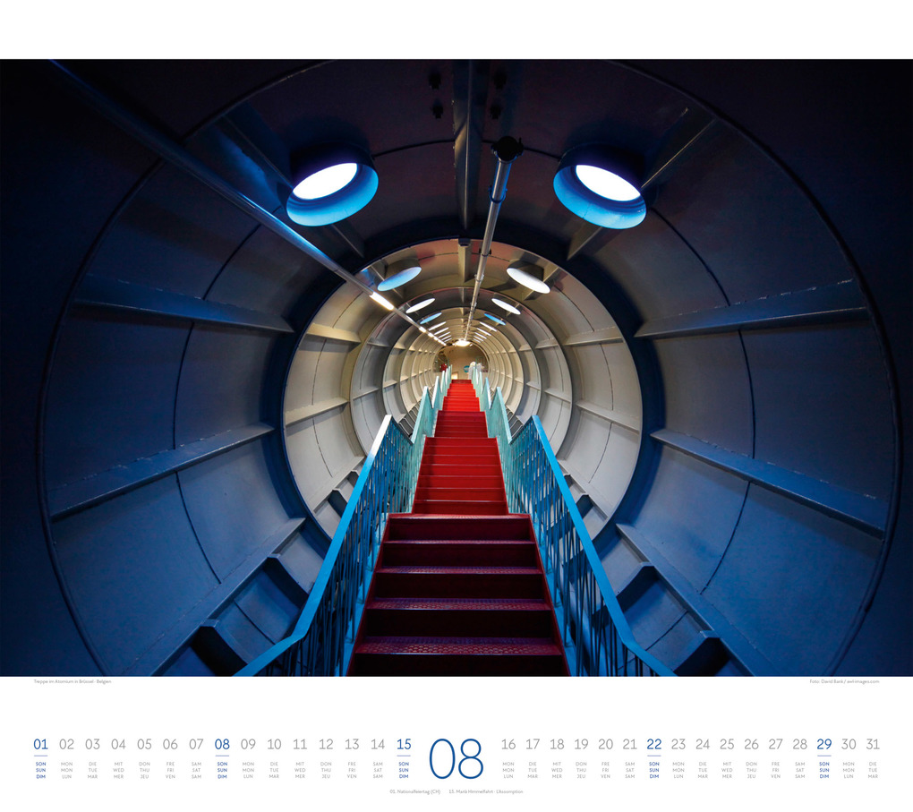 Weitere Ansicht: Treppen Kalender 2027 | Ackermann Kunstverlag GmbH