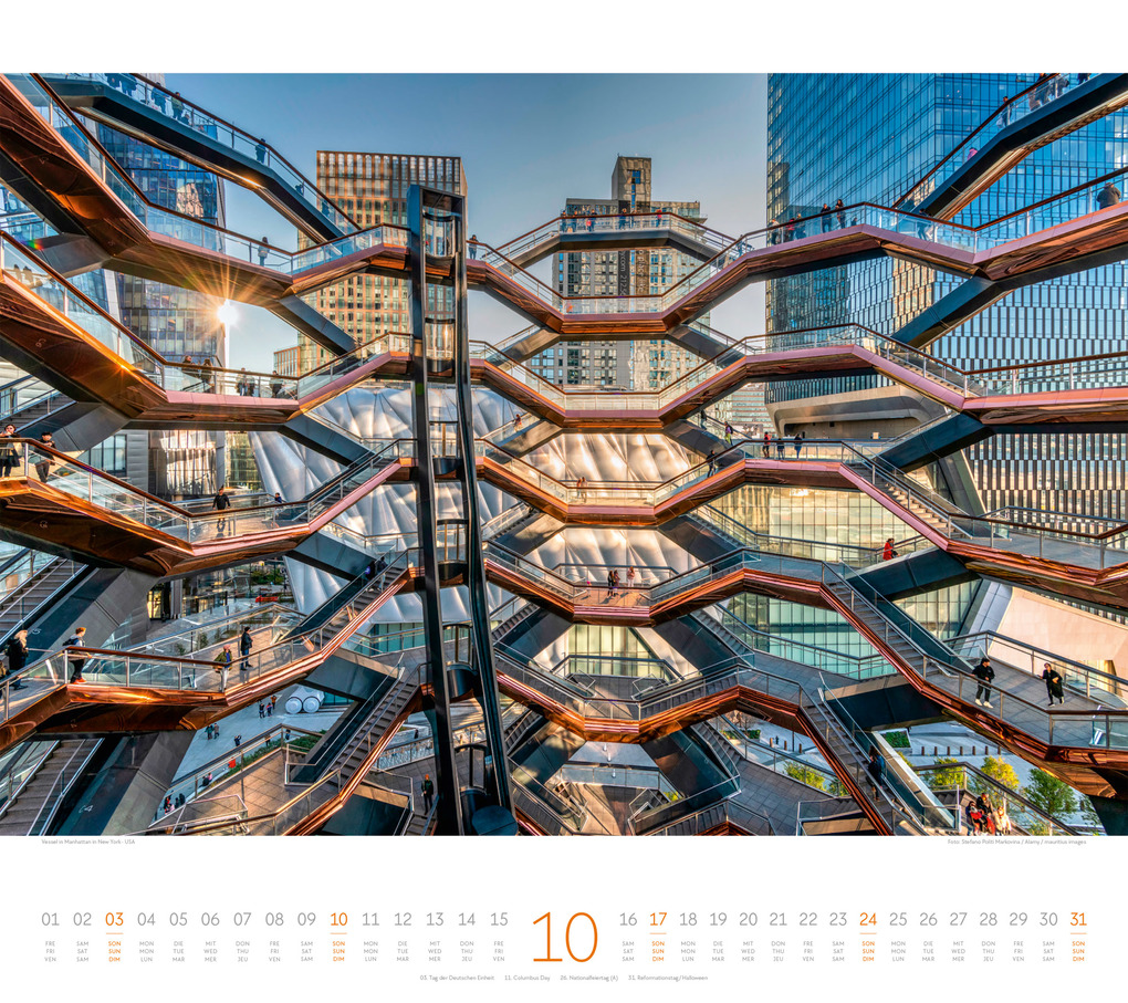 Weitere Ansicht: Treppen Kalender 2027 | Ackermann Kunstverlag GmbH