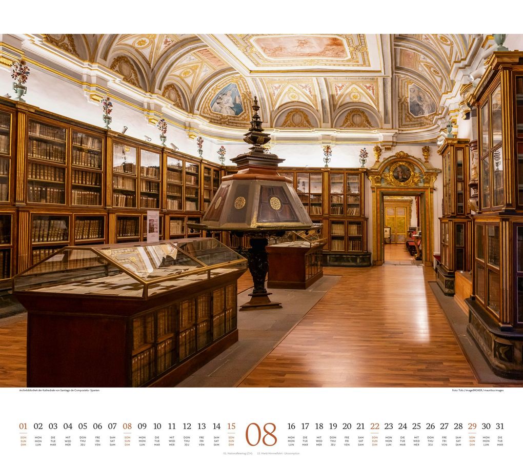 Weitere Ansicht: Welt der Bücher Kalender 2027 | Ackermann Kunstverlag GmbH