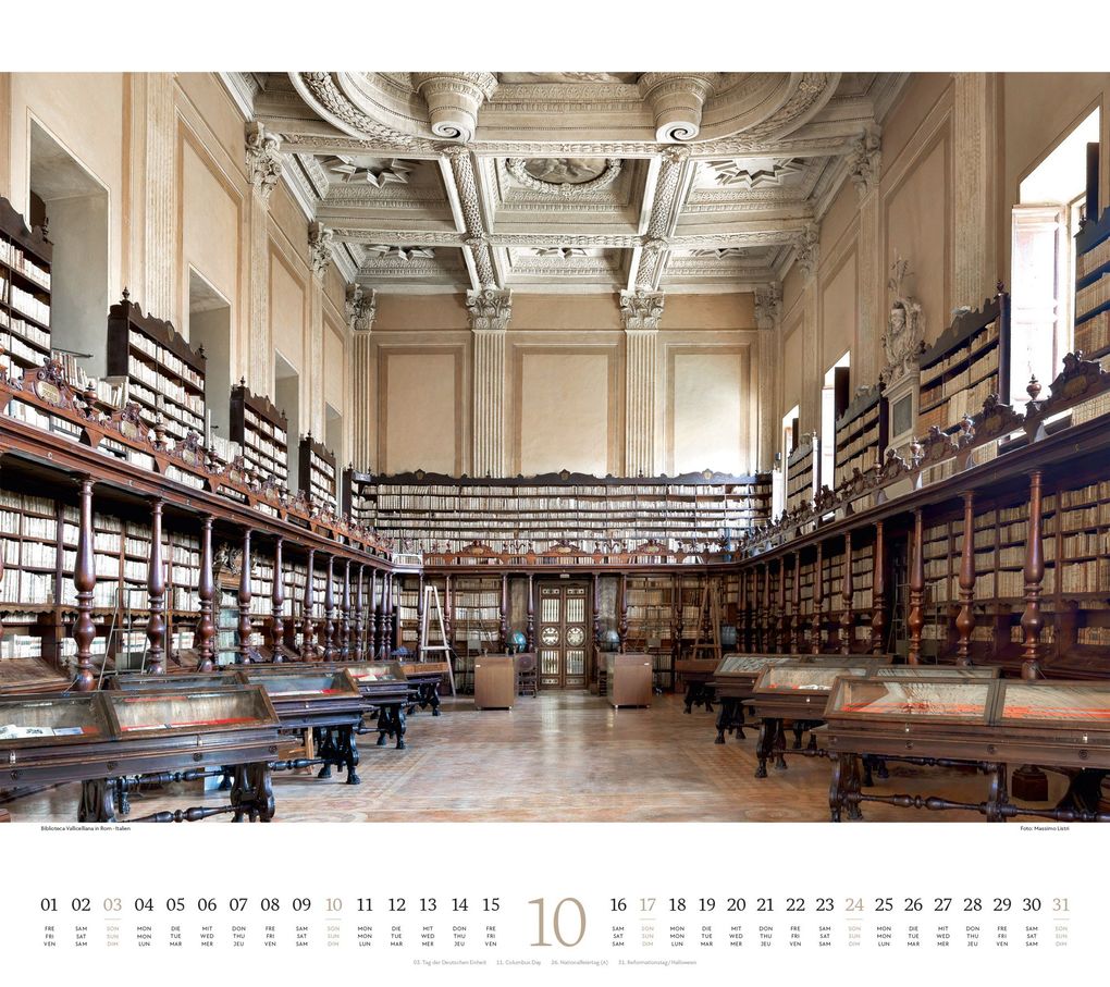 Weitere Ansicht: Welt der Bücher Kalender 2027 | Ackermann Kunstverlag GmbH